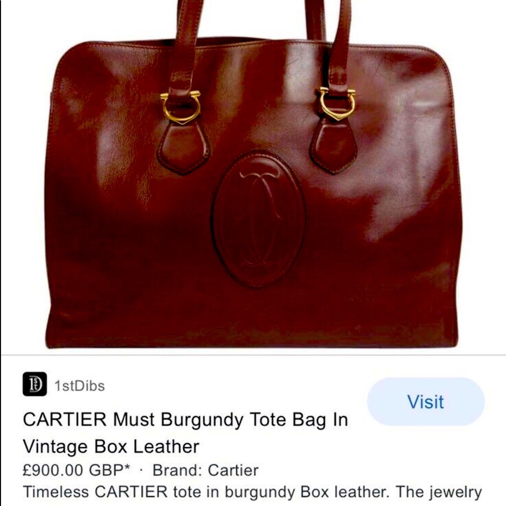Must de Cartier Purse with original accessories